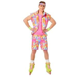 InSpirit Designs Skating Ken on Roller Blades Adult Costume Barbie Halloween XL